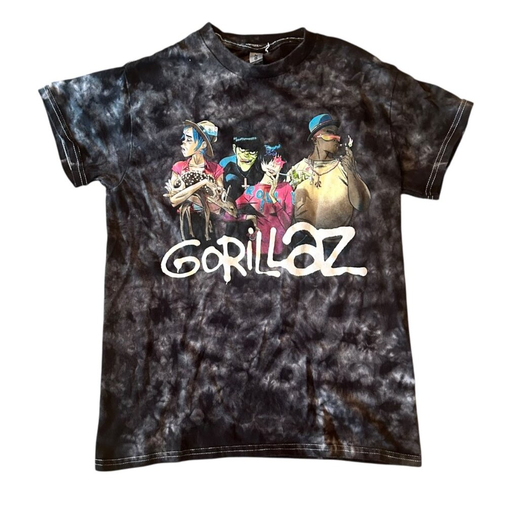 Gorillaz Tie Dye Band Graphic Music Merch Tee S